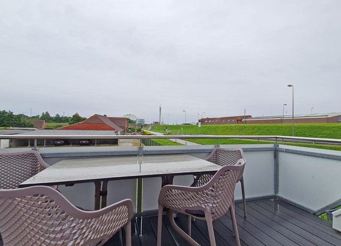Ausblick zum Deich
